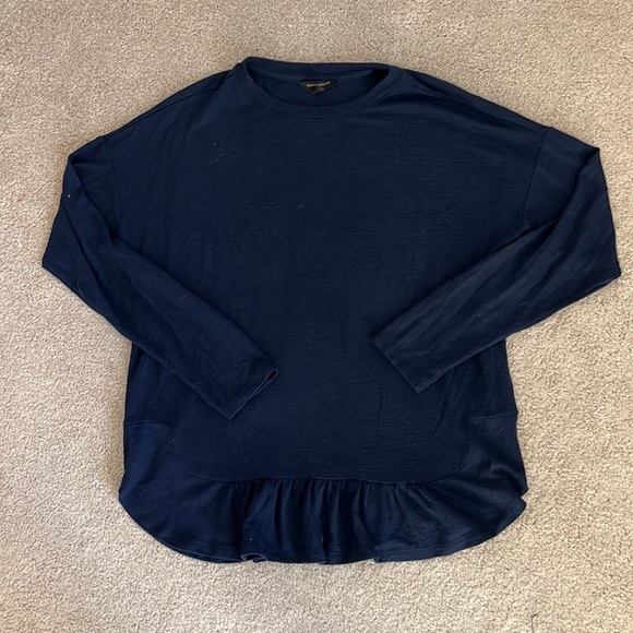 Express Ruffle Tunic Sweater - Picture 3 of 3